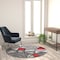 Flash Furniture Red 5' x 5' Round Abstract Design Area Rug ACD-RGTRZ860-55-RD-GG - alternate 7